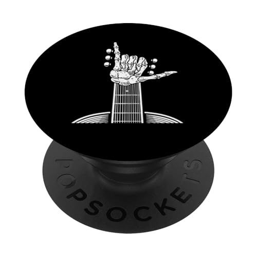 Rock and Roll Skelett Hand Gitarrenspieler Musikgitarist PopSockets Klebender PopGrip Rock and Roll Skelett Hand Gitarrenspieler Musikgitarist PopSockets Klebender PopGrip von Rock Band Players Musician Rock Music Concert