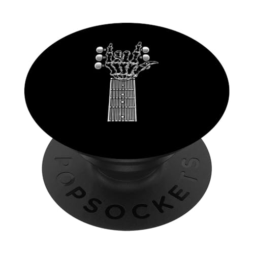 Rock and Roll Skelett Hand Gitarrenspieler Musikgitarist PopSockets Klebender PopGrip Rock and Roll Skelett Hand Gitarrenspieler Musikgitarist PopSockets Klebender PopGrip von Rock Band Players Musician Rock Music Concert