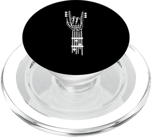 Rock and Roll Skelett Hand Gitarrenspieler Musikgitarist PopSockets PopGrip für MagSafe Rock and Roll Skelett Hand Gitarrenspieler Musikgitarist PopSockets PopGrip für MagSafe von Rock Band Players Musician Rock Music Concert