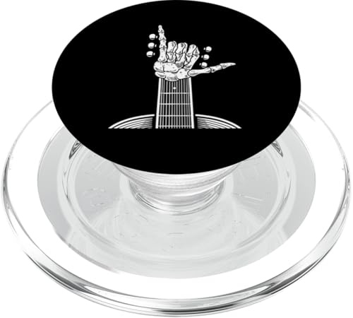 Rock and Roll Skelett Hand Gitarrenspieler Musikgitarist PopSockets PopGrip für MagSafe Rock and Roll Skelett Hand Gitarrenspieler Musikgitarist PopSockets PopGrip für MagSafe von Rock Band Players Musician Rock Music Concert