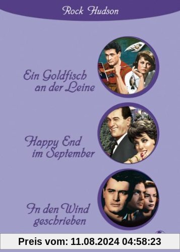 Rock Hudson: Ein Goldfisch an der Leine / Happy End im September / In den Wind geschrieben [3 DVDs] von Rock Hudson