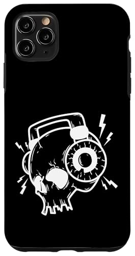 Kopfh rer mit Musik Kopfhörer Hülle für iPhone 11 Pro Max von Rock Music Style Genre Punk Rock'n Roll Baroque