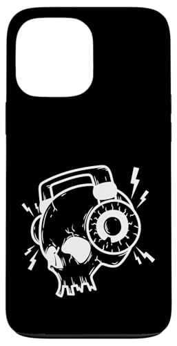 Kopfh rer mit Musik Kopfhörer Hülle für iPhone 13 Pro Max von Rock Music Style Genre Punk Rock'n Roll Baroque
