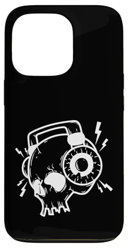 Kopfh rer mit Musik Kopfhörer Hülle für iPhone 13 Pro von Rock Music Style Genre Punk Rock'n Roll Baroque