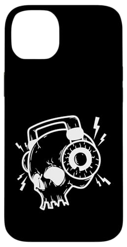 Kopfh rer mit Musik Kopfhörer Hülle für iPhone 14 Plus von Rock Music Style Genre Punk Rock'n Roll Baroque