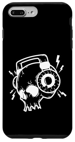 Kopfh rer mit Musik Kopfhörer Hülle für iPhone 7 Plus/8 Plus von Rock Music Style Genre Punk Rock'n Roll Baroque