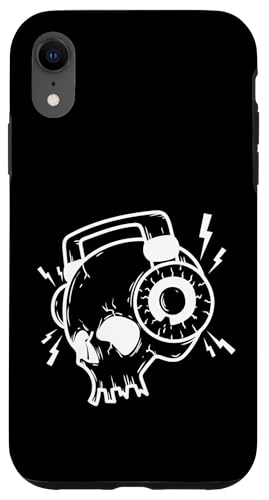 Kopfh rer mit Musik Kopfhörer Hülle für iPhone XR von Rock Music Style Genre Punk Rock'n Roll Baroque