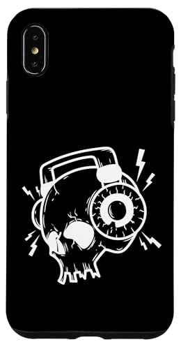Kopfh rer mit Musik Kopfhörer Hülle für iPhone XS Max von Rock Music Style Genre Punk Rock'n Roll Baroque