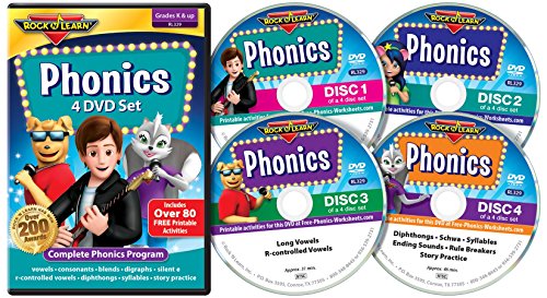 Phonics 4-DVD Set von Rock 'N Learn