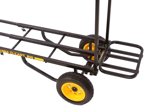 Rock N Roller Multi-Cart Extension für R6, R8, R10, R11G, R12 (erhöht Ladekapazität um 20%, Robustes Stahlrohr, Plattformabmessungen: 13,25“ x 10,25“), Schwarz von Rock-N-Roller