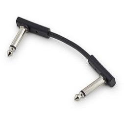 RockBoard Flat Patch Cable with Right-Angled Mono Jacks, 5cm von RockBoard