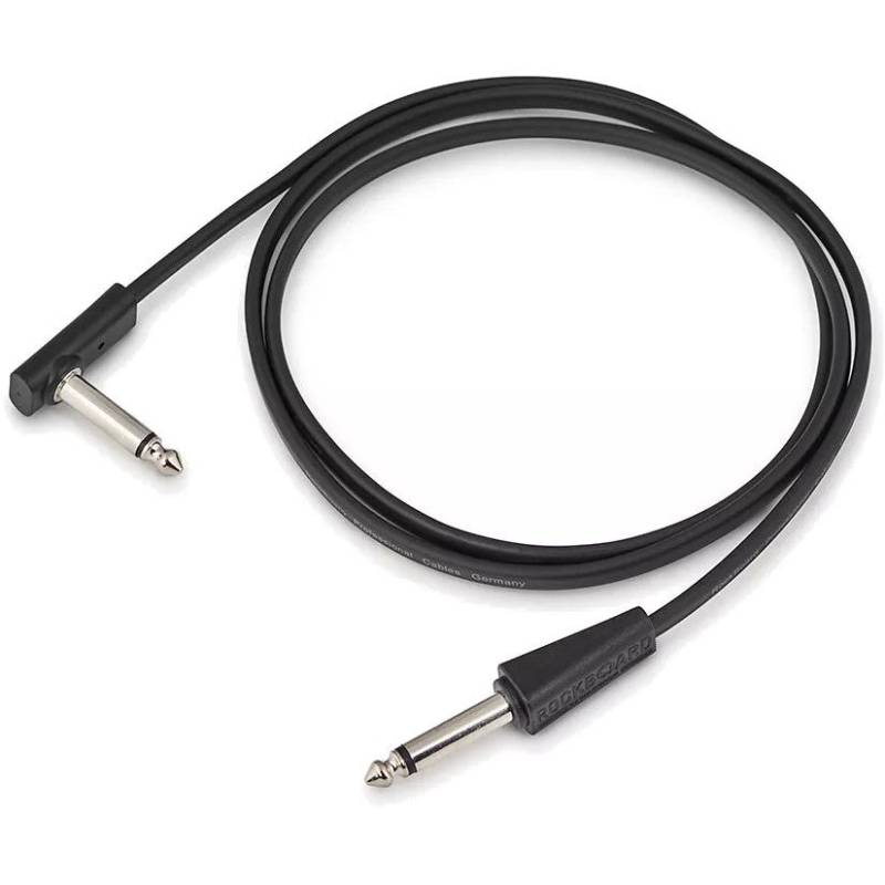 RockBoard Flat Patch Looper/Switcher Cable with Straight/Right-Angled Plugs, 100cm von RockBoard