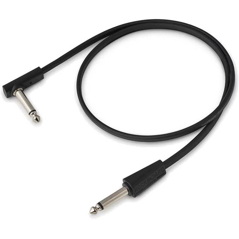RockBoard Flat Patch Looper/Switcher Cable with Straight/Right-Angled Plugs, 60cm von RockBoard