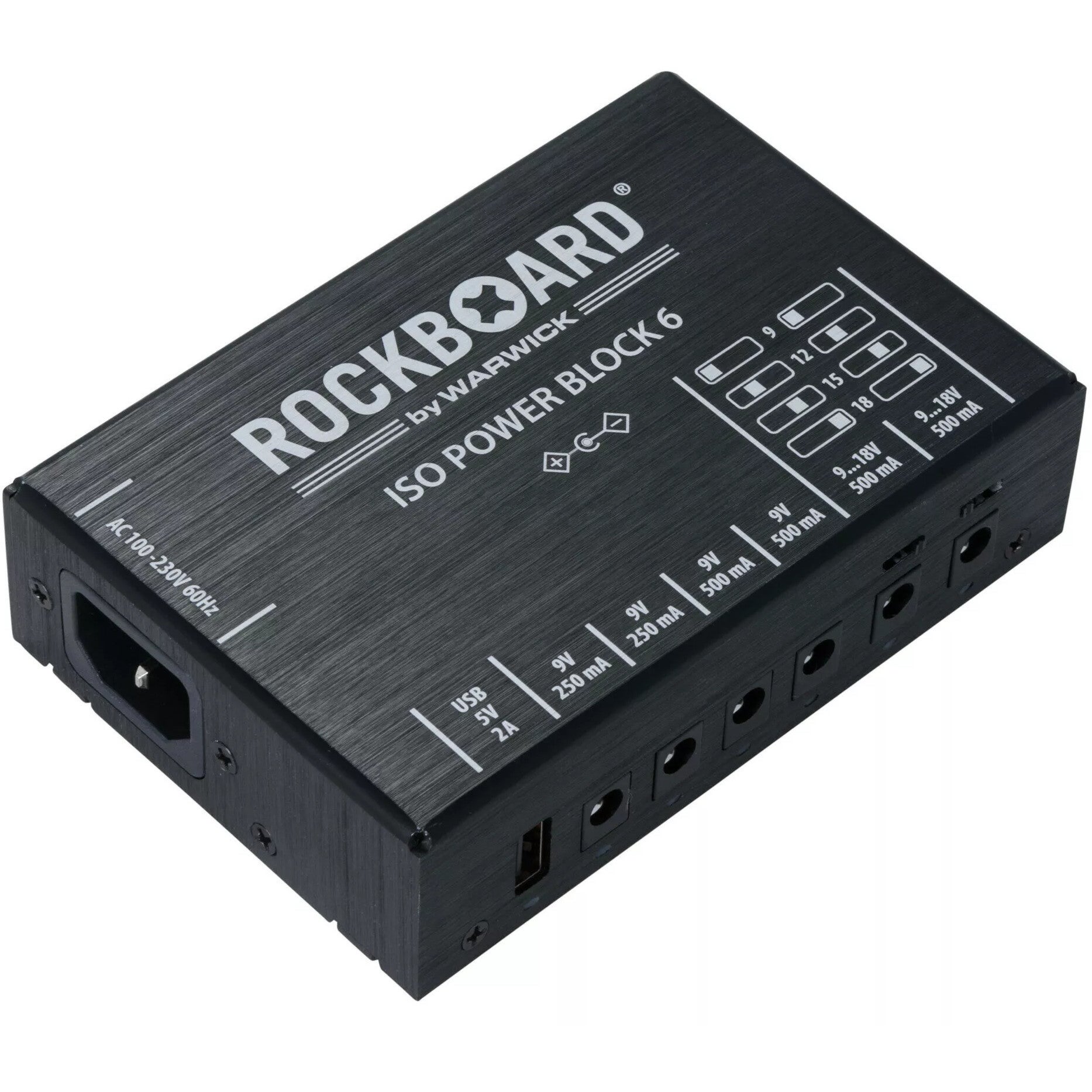 RockBoard ISO Power Block V6 IEC Multi-Pedal Power Supply RockBoard ISO Power Block V6 IEC Multi-Pedal Power Supply von RockBoard