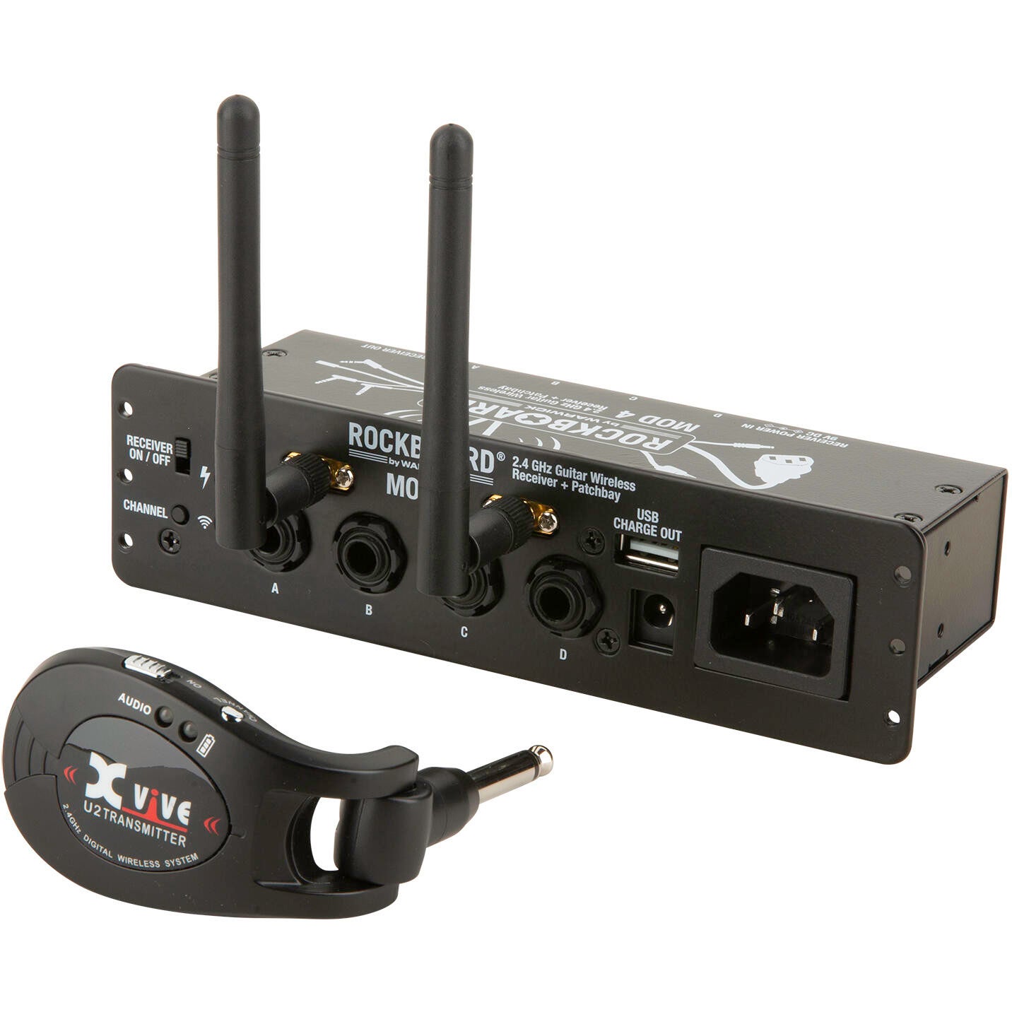 RockBoard MOD 4 U2 Wireless Guitar System + U2 Pedalboard Patchbay RockBoard MOD 4 U2 Wireless Guitar System + U2 Pedalboard Patchbay von RockBoard
