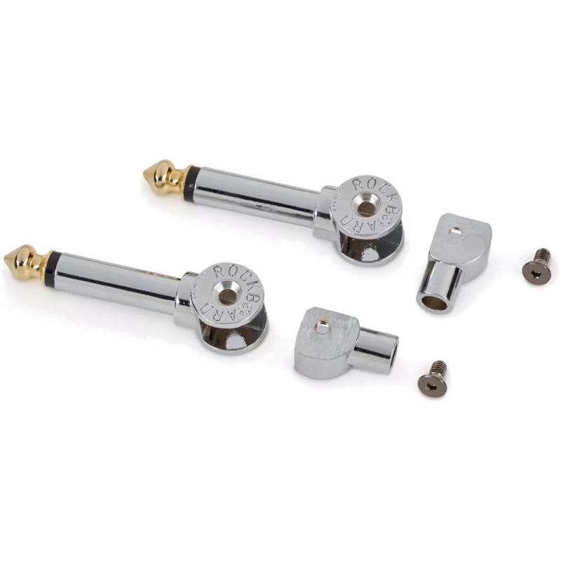 RockBoard PatchWorks Solderless Plugs (2x Chrome-Plated 6.3mm Jack) von RockBoard