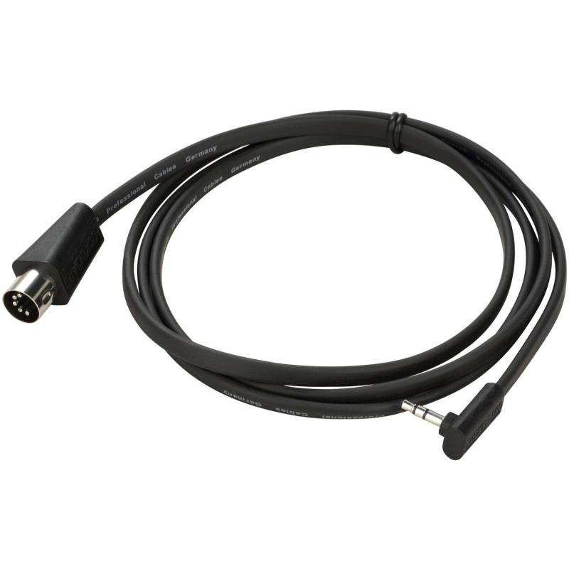 RockBoard RBO CAB F TMA 150 BK Flat TRS-MIDI Cable Type A, 150cm von RockBoard