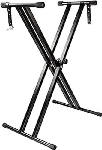 RockJam Double Braced Adjustable Keyboard Stand with Locking Straps von RockJam