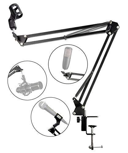 RockJam MS050 Microphone Stand Microphone Scissor Arm Stand Compact Mic Stand made of Durable Steel RockJam MS050 Microphone Stand Microphone Scissor Arm Stand Compact Mic Stand made of Durable Steel von RockJam