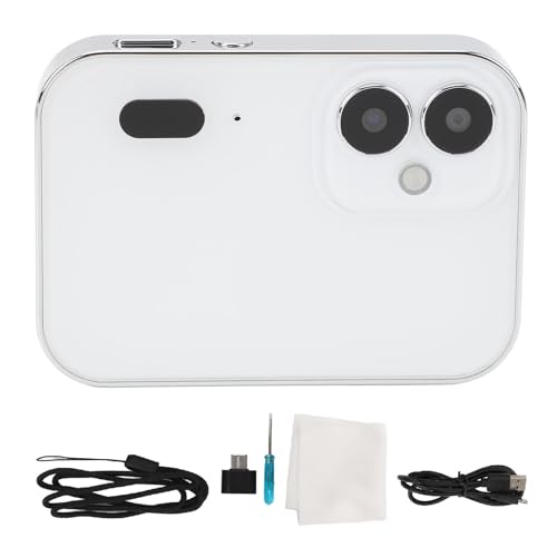 ROCKVOQRN 64 MP Digitalkamera mit Nachtsicht, Dreifachansicht, HD-Touchscreen, 7,6 cm (3 Zoll), OTG-Übertragung, 3600 mAh von RockVOQRN