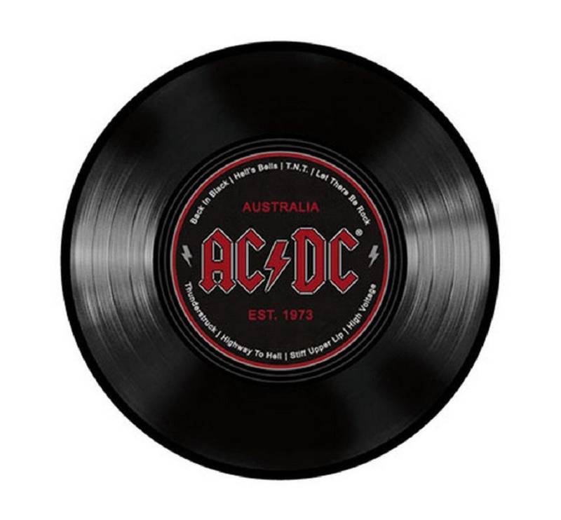 Rockbites Mauspad Rockbites - Motivwahl Mousepad Art: LP AC/DC Australia Rot von Rockbites