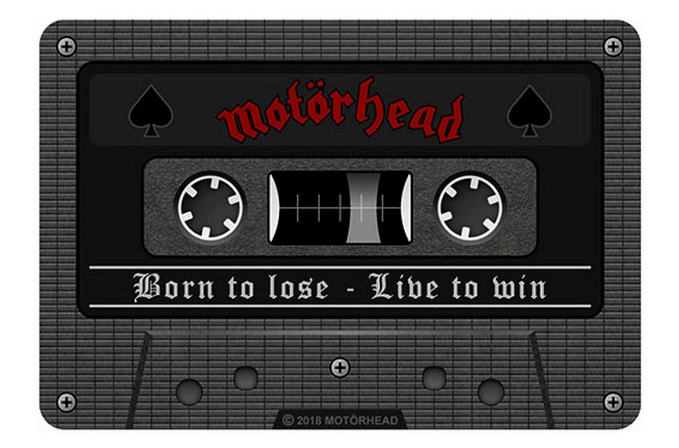 Rockbites Mauspad Rockbites - Mousepad Motörhead Tape Mauspad Casette MC 101203 von Rockbites
