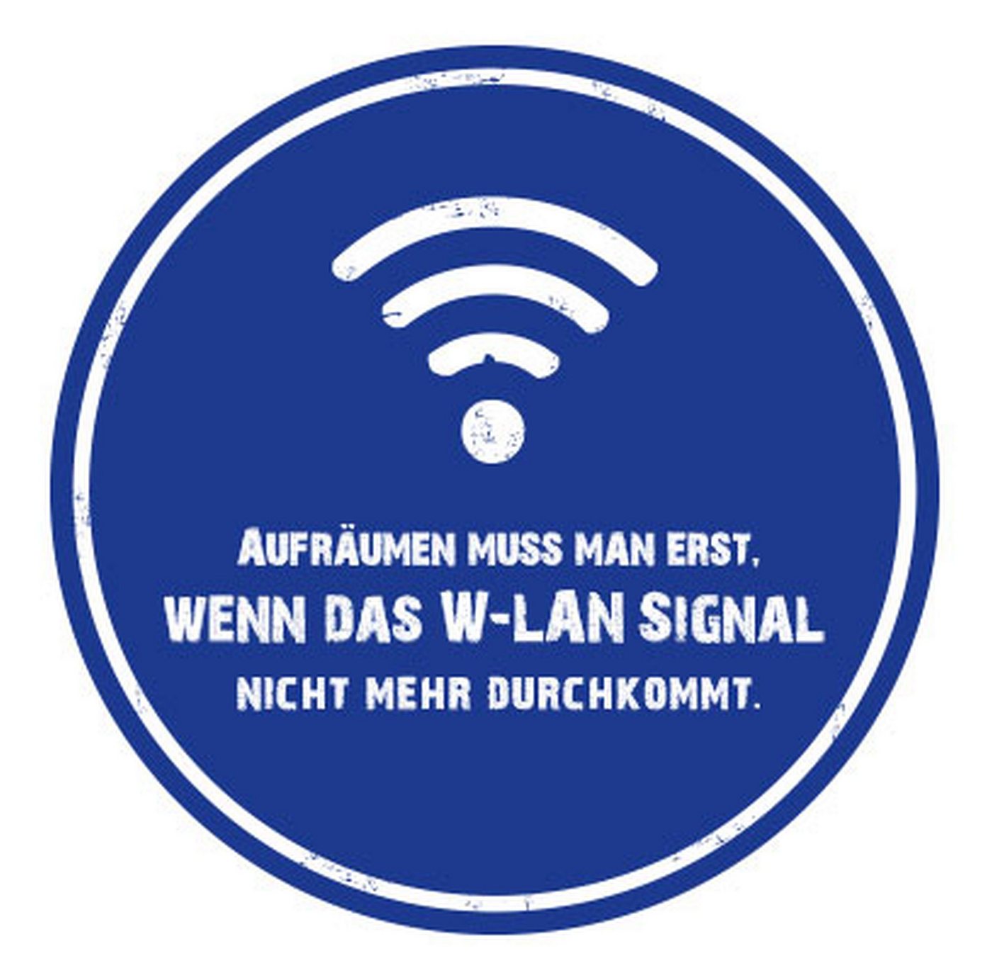 Rockbites Mauspad Rockbites - Mousepad WLAN Signal Rund Blau 101201 Rockbites Mauspad Rockbites - Mousepad WLAN Signal Rund Blau 101201 von Rockbites