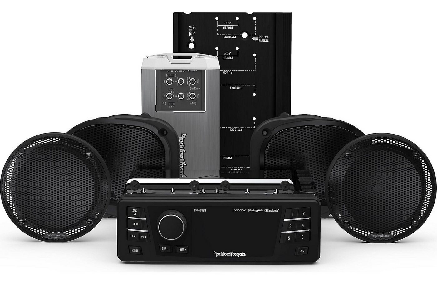 Rockford Fosgate HD9813RGU-STAGE2 Stage2 kit 1998-2013 Harley-Davidson Road Glide Ultra Außenlautsprecher Rockford Fosgate HD9813RGU-STAGE2 Stage2 kit 1998-2013 Harley-Davidson Road Glide Ultra Außenlautsprecher von Rockford Fosgate