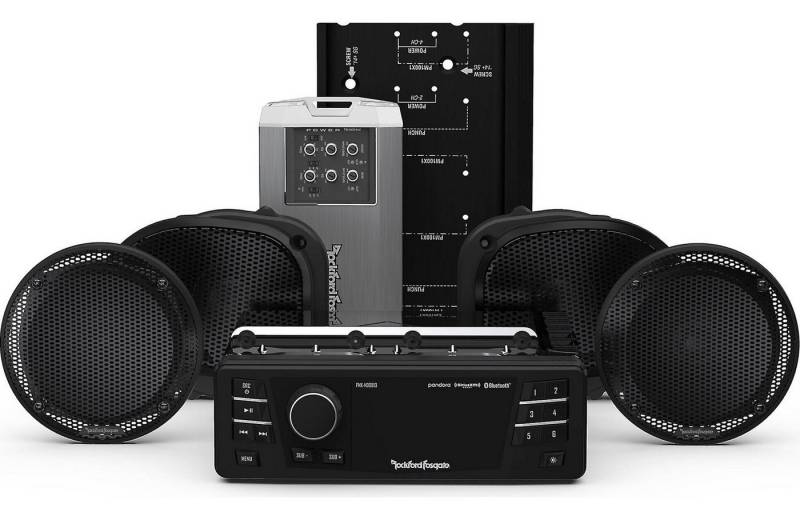 Rockford Fosgate HD9813RGU-STAGE2 Stage2 kit 1998-2013 Harley-Davidson Road Glide Ultra Außenlautsprecher von Rockford Fosgate