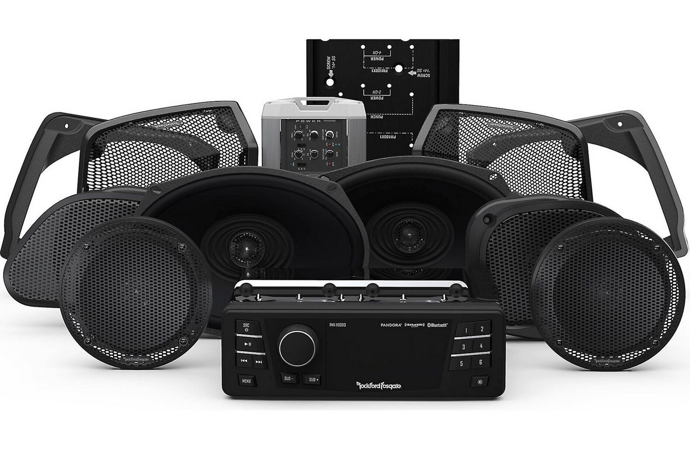 Rockford Fosgate HD9813RGU-STAGE3 Stage3 kit 1998-2013 Harley-Davidson Road Glide Ultra Außenlautsprecher Rockford Fosgate HD9813RGU-STAGE3 Stage3 kit 1998-2013 Harley-Davidson Road Glide Ultra Außenlautsprecher von Rockford Fosgate