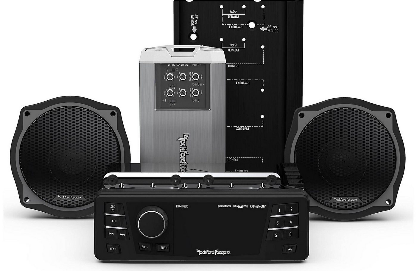 Rockford Fosgate HD9813SG-STAGE2 1998-2013 Harley-Davidson Street Electra Glide Außenlautsprecher Rockford Fosgate HD9813SG-STAGE2 1998-2013 Harley-Davidson Street Electra Glide Außenlautsprecher von Rockford Fosgate