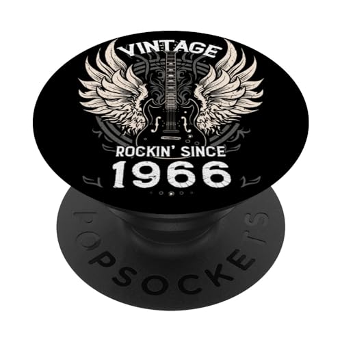 Vintage Rockin' Since 1966, 59 Years of Classic Soul PopSockets Klebender PopGrip Vintage Rockin' Since 1966, 59 Years of Classic Soul PopSockets Klebender PopGrip von Rockin' Vintage Birthday Vibes for Musicians