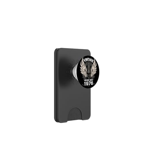 Vintage Rockin' Since 1976, 49 Years of Timeless Vibes PopSockets PopWallet für MagSafe Vintage Rockin' Since 1976, 49 Years of Timeless Vibes PopSockets PopWallet für MagSafe von Rockin' Vintage Birthday Vibes for Musicians