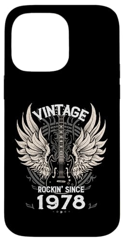 Vintage Rockin' Since 1978, 47 Years of Retro Soul Hülle für iPhone 14 Pro Max Vintage Rockin' Since 1978, 47 Years of Retro Soul Hülle für iPhone 14 Pro Max von Rockin' Vintage Birthday Vibes for Musicians