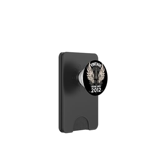 Vintage Rockin' Since 2012, 13 Years of Music & Guitar Lover PopSockets PopWallet für MagSafe Vintage Rockin' Since 2012, 13 Years of Music & Guitar Lover PopSockets PopWallet für MagSafe von Rockin' Vintage Birthday Vibes for Musicians