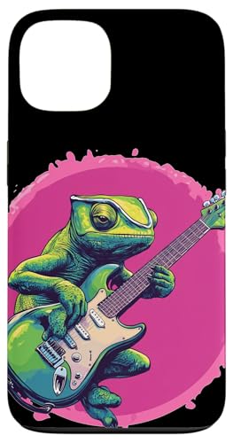 Buntes Chamäleon mit Rockgitarre Kostüm Hülle für iPhone 13 Buntes Chamäleon mit Rockgitarre Kostüm Hülle für iPhone 13 von Rocking Chameleon