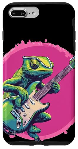 Buntes Chamäleon mit Rockgitarre Kostüm Hülle für iPhone 7 Plus/8 Plus Buntes Chamäleon mit Rockgitarre Kostüm Hülle für iPhone 7 Plus/8 Plus von Rocking Chameleon