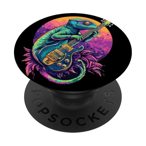 Lizard Rock und Chamäleon Fun Kostüm PopSockets Klebender PopGrip Lizard Rock und Chamäleon Fun Kostüm PopSockets Klebender PopGrip von Rocking Chameleon
