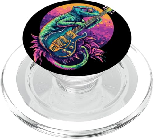 Lizard Rock und Chamäleon Fun Kostüm PopSockets PopGrip für MagSafe Lizard Rock und Chamäleon Fun Kostüm PopSockets PopGrip für MagSafe von Rocking Chameleon