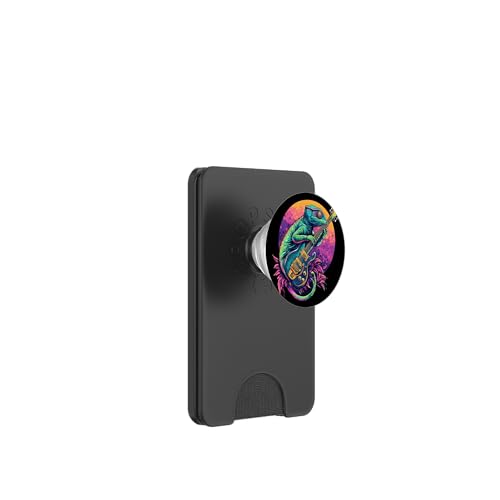 Lizard Rock und Chamäleon Fun Kostüm PopSockets PopWallet für MagSafe Lizard Rock und Chamäleon Fun Kostüm PopSockets PopWallet für MagSafe von Rocking Chameleon