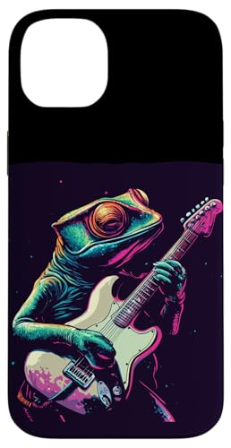 Lustiges Gitarren-Chamäleon-Kostüm für Schaukel-Eidechsenliebhaber Hülle für iPhone 14 Plus Lustiges Gitarren-Chamäleon-Kostüm für Schaukel-Eidechsenliebhaber Hülle für iPhone 14 Plus von Rocking Chameleon