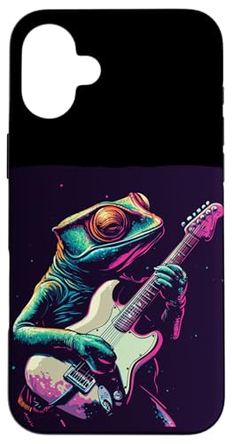 Lustiges Gitarren-Chamäleon-Kostüm für Schaukel-Eidechsenliebhaber Hülle für iPhone 16 Plus Lustiges Gitarren-Chamäleon-Kostüm für Schaukel-Eidechsenliebhaber Hülle für iPhone 16 Plus von Rocking Chameleon