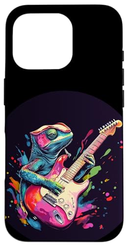 Mehrfarbiges Eidechsen-Kostüm für Chamäleon- und Reptilienliebhaber Hülle für iPhone 16 Pro von Rocking Chameleon