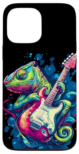 Schöne Chamäleon-Farben und tolles Gitarren-Outfit Hülle für iPhone 13 Pro Max Schöne Chamäleon-Farben und tolles Gitarren-Outfit Hülle für iPhone 13 Pro Max von Rocking Chameleon