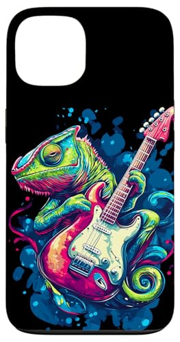 Schöne Chamäleon-Farben und tolles Gitarren-Outfit Hülle für iPhone 13 Schöne Chamäleon-Farben und tolles Gitarren-Outfit Hülle für iPhone 13 von Rocking Chameleon