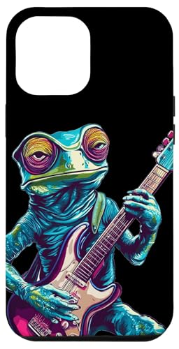 Tolles Chamäleon-Kostüm mit Rockgitarre Hülle für iPhone 12 Pro Max Tolles Chamäleon-Kostüm mit Rockgitarre Hülle für iPhone 12 Pro Max von Rocking Chameleon