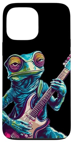 Tolles Chamäleon-Kostüm mit Rockgitarre Hülle für iPhone 13 Pro Max Tolles Chamäleon-Kostüm mit Rockgitarre Hülle für iPhone 13 Pro Max von Rocking Chameleon