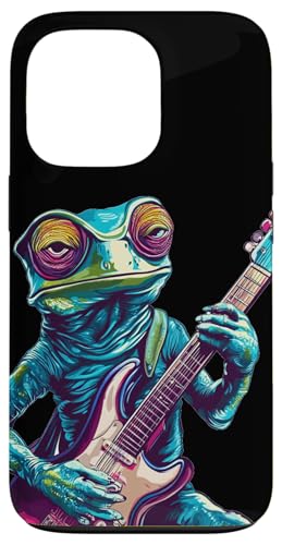Tolles Chamäleon-Kostüm mit Rockgitarre Hülle für iPhone 13 Pro Tolles Chamäleon-Kostüm mit Rockgitarre Hülle für iPhone 13 Pro von Rocking Chameleon