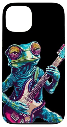 Tolles Chamäleon-Kostüm mit Rockgitarre Hülle für iPhone 13 Tolles Chamäleon-Kostüm mit Rockgitarre Hülle für iPhone 13 von Rocking Chameleon