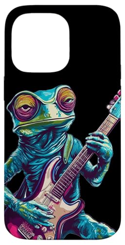 Tolles Chamäleon-Kostüm mit Rockgitarre Hülle für iPhone 14 Pro Max Tolles Chamäleon-Kostüm mit Rockgitarre Hülle für iPhone 14 Pro Max von Rocking Chameleon